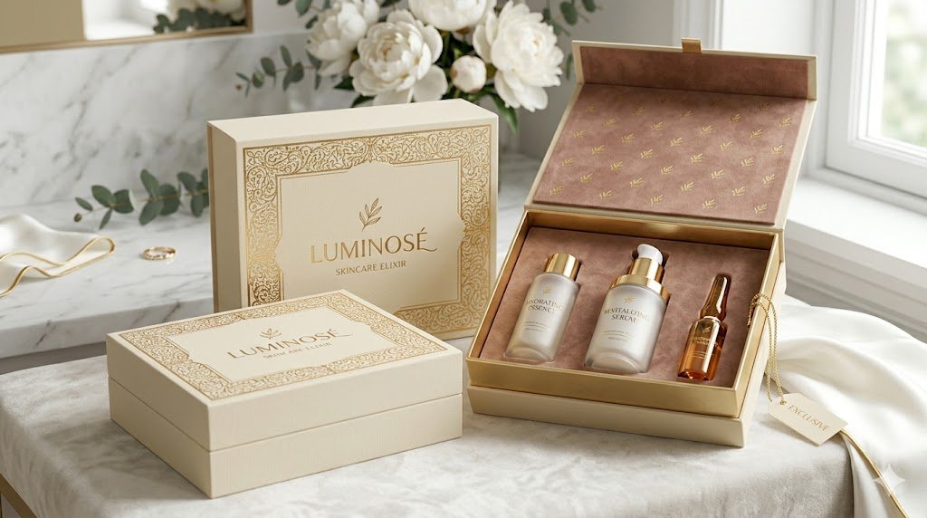 Desain box skincare mewah