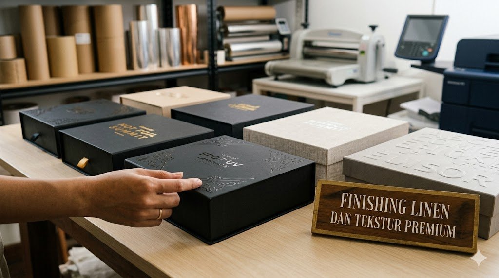 Finishing Linen dan Tekstur Premium