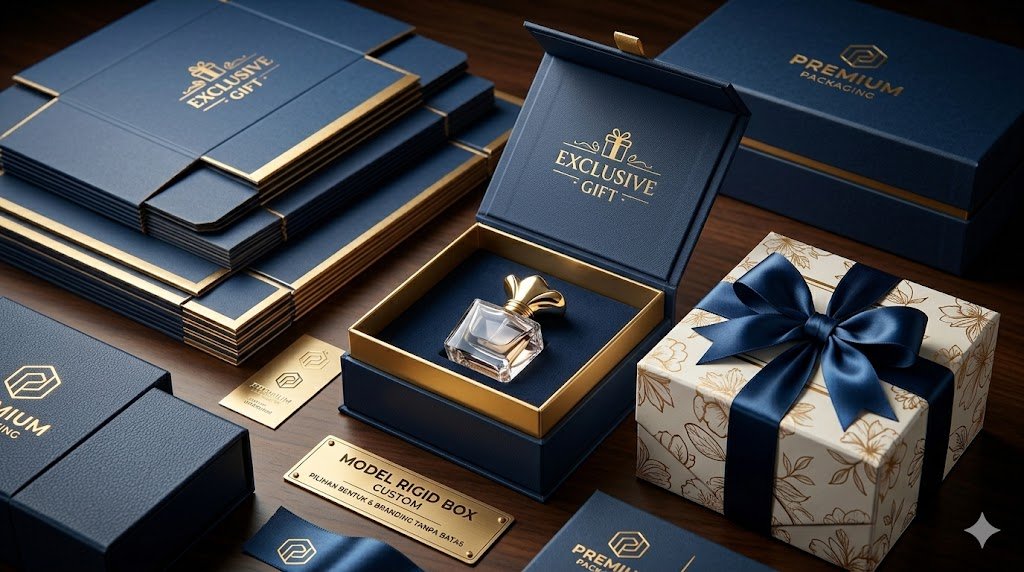 Model Rigid Box Custom