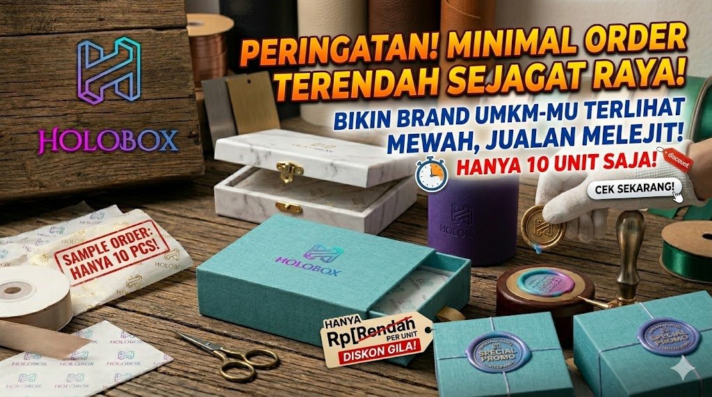 Produksi rigid box dalam jumlah besar