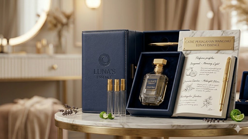 Struktur dalam packaging parfum