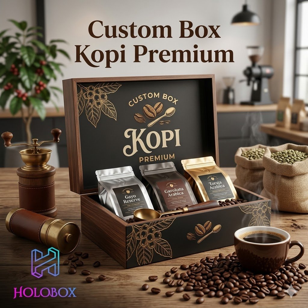 custom box kopi premium