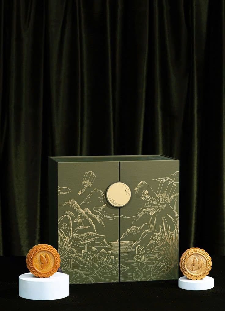 custom rigid box hampers untuk corporate gift eksklusif