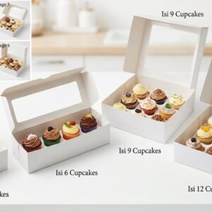 Inner Cupcake / Partisi Cupcake Hologram Warna /CUPCAKE/SR-B