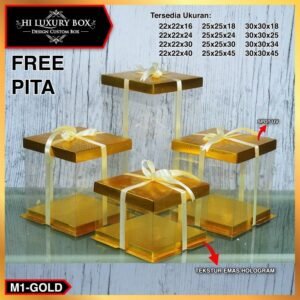 Kotak Kue Packaging Mika Serbaguna Kado Box Gift Cake Uk 25x25