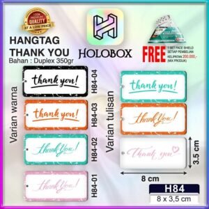 Hangtag|Hangtag Murah|Hangtag Thank You|Hangtag Terima Kasih|H84