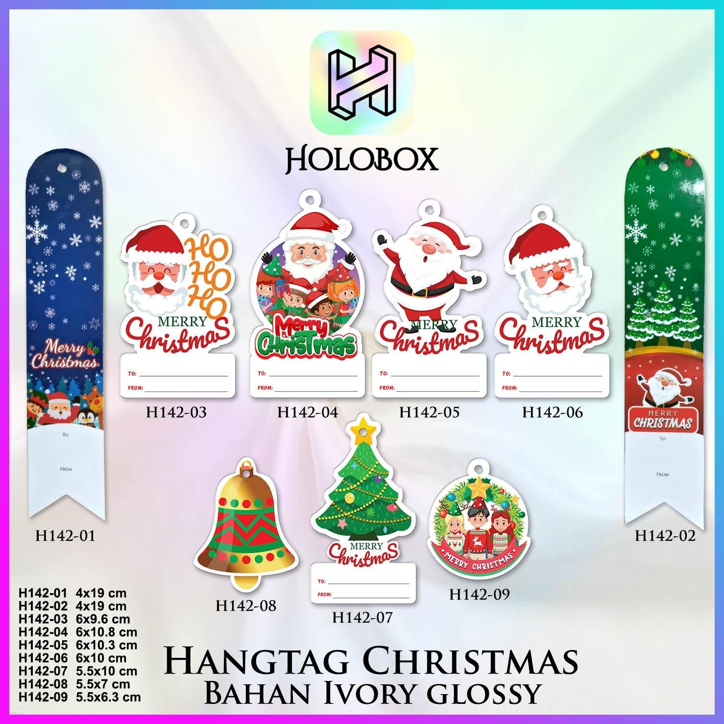 Hangtag Natal/Hangtag Merry Christmas/Aksesoris Natal/Hiasan NatalH142