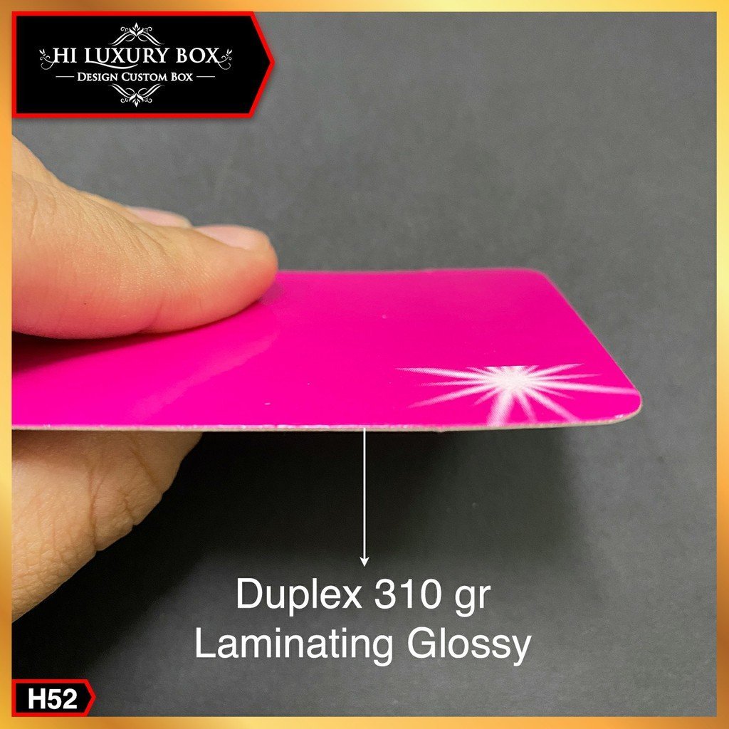 Hangtag Pink | Hangtag Serbaguna | Duplex | 5x8.5 Hangtag Murah - Image 2