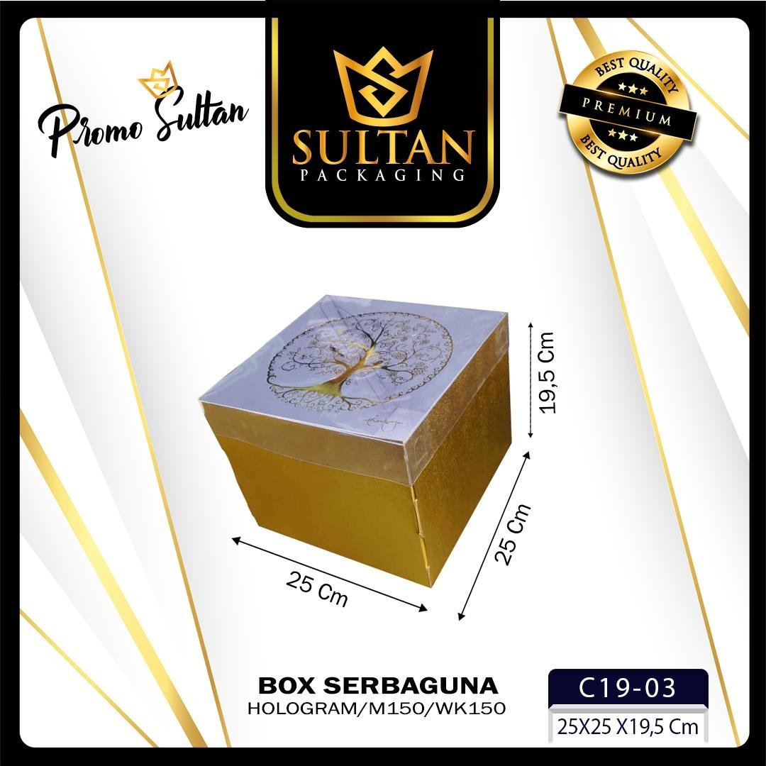 Kotak Kue Lebaran|Idul Fitri|Hologram|Kado|Mika|Box|Packaging|Dus|C19-03 - Image 4