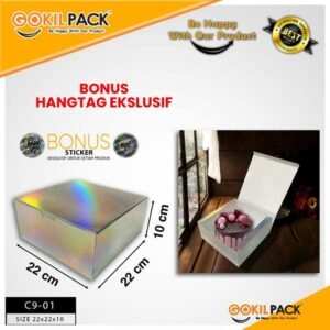 Kotak kue|Kotak Makanan|Kotak Murah|Dus packaging|Kotak Hologram C10