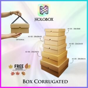 Kotak kue 3 lapis - Box Roti / Bolu - Box Cake - Packaging 5 ukuran|A1