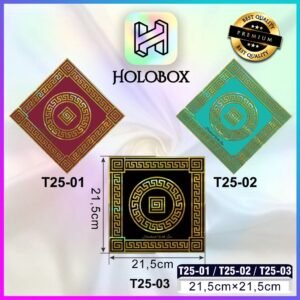 Tatakan Kue / Cake / Board / Alas / Kue / Tray / Aksesoris / Kue / Kotak / 21.5X21.5 / T25