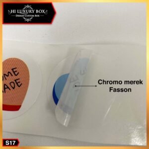 Sticker Home Made | Label Ucapan | Laminating Glossy | Murah 3.5x3.5 Putih|S17