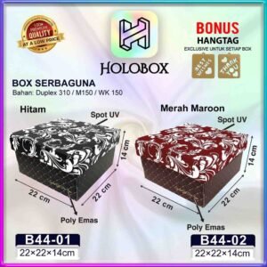Kotak Kue Packaging Mika Serbaguna Kado Box Gift Cake Uk 25x25