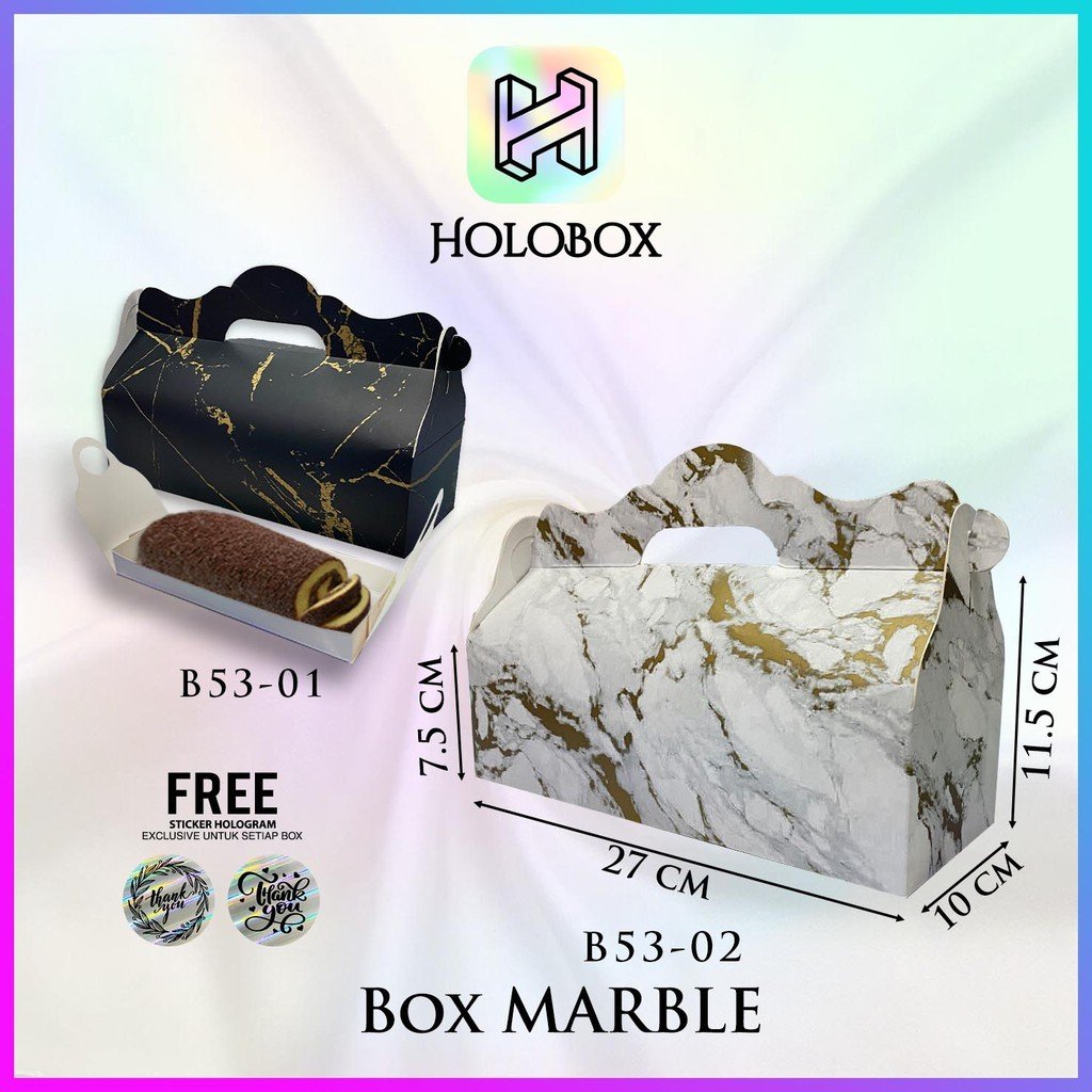 Kotak Kue/KotakBolu/Bakery/Hampers/kotak Makan B77