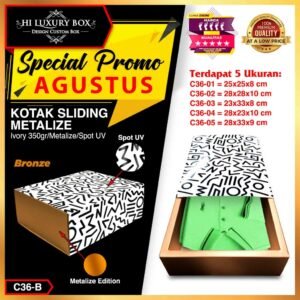Slide Box/Kotak Kado/Box Premium/Box Hampers/Gift Box - C36