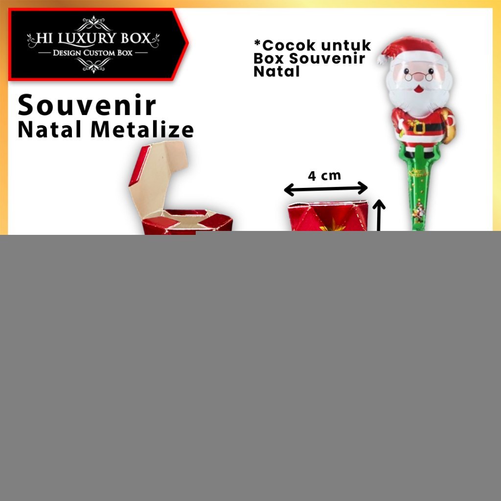 Box Natal / Kotak Kado Christmas /Souvenir Natal / D72