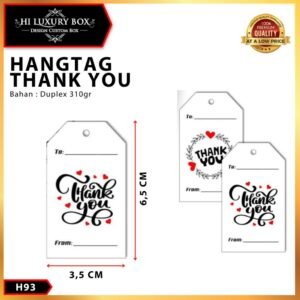 Hang Tag   Label Produk - Hang Tag Gold Marble | H10 H11
