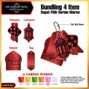 Hangtag Idul Fitri Premium - Aksesoris Lebaran - H159 Set
