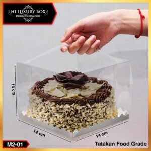 Box Cake Kotak Kue Packaging Mika Transparan Murah M2