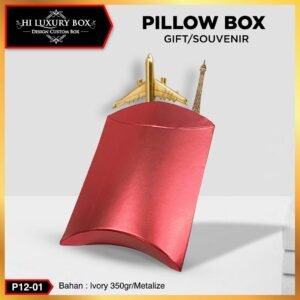 Pillow box - Kotak souvenir - Gift box ulang tahun anak P12