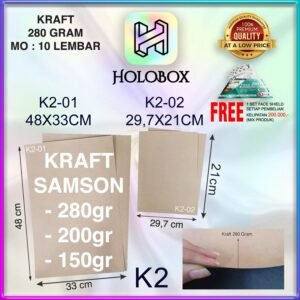Kertas Samson | Karton | Brown Paper | Tebal | Kraft | Murah A3+ A4