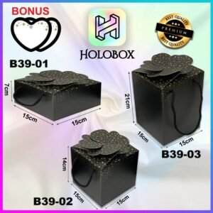 Kotak Kue|Metalize|Dus|Hampers|Box|Packaging|Serbaguna|Toples|500GR| - B87