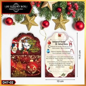 Kartu Ucapan Natal|Christmas Card|Kartu Hampers/Parcel Natal|D47