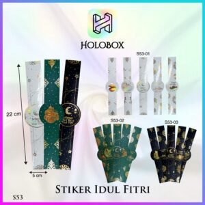 Label Sticker Lebaran Idul Fitri Murah Aksesoris Segel Packaging | S53