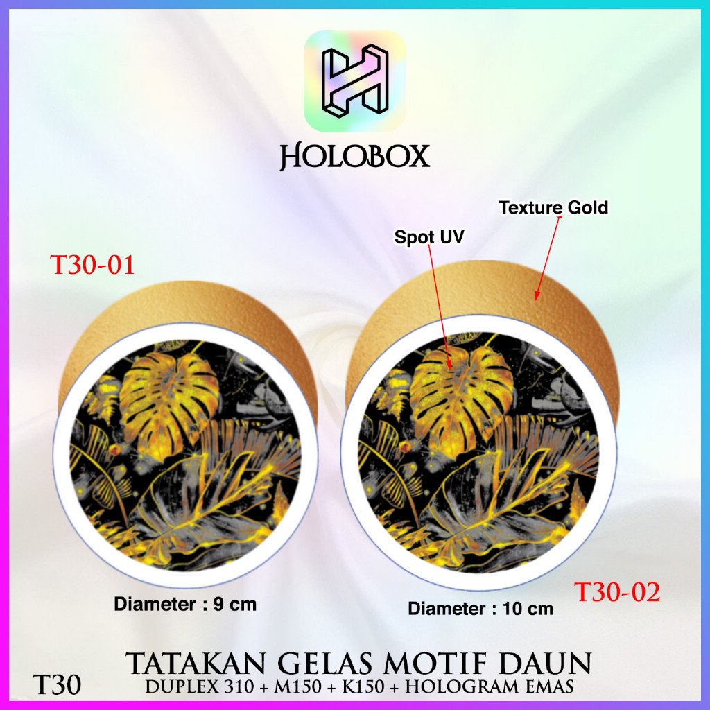 Tatakan Gelas Coaster Alas Anti Panas Cangkir Coffee T30