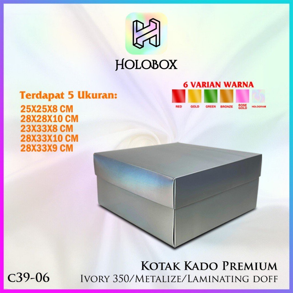 Kotak kado/Box hologram/Box Hampers/Giftbox/Box Premium|C39 - Image 8