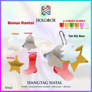Hangtag Natal - Tag Aksesoris  - Hangtag Merry Christmass - H161