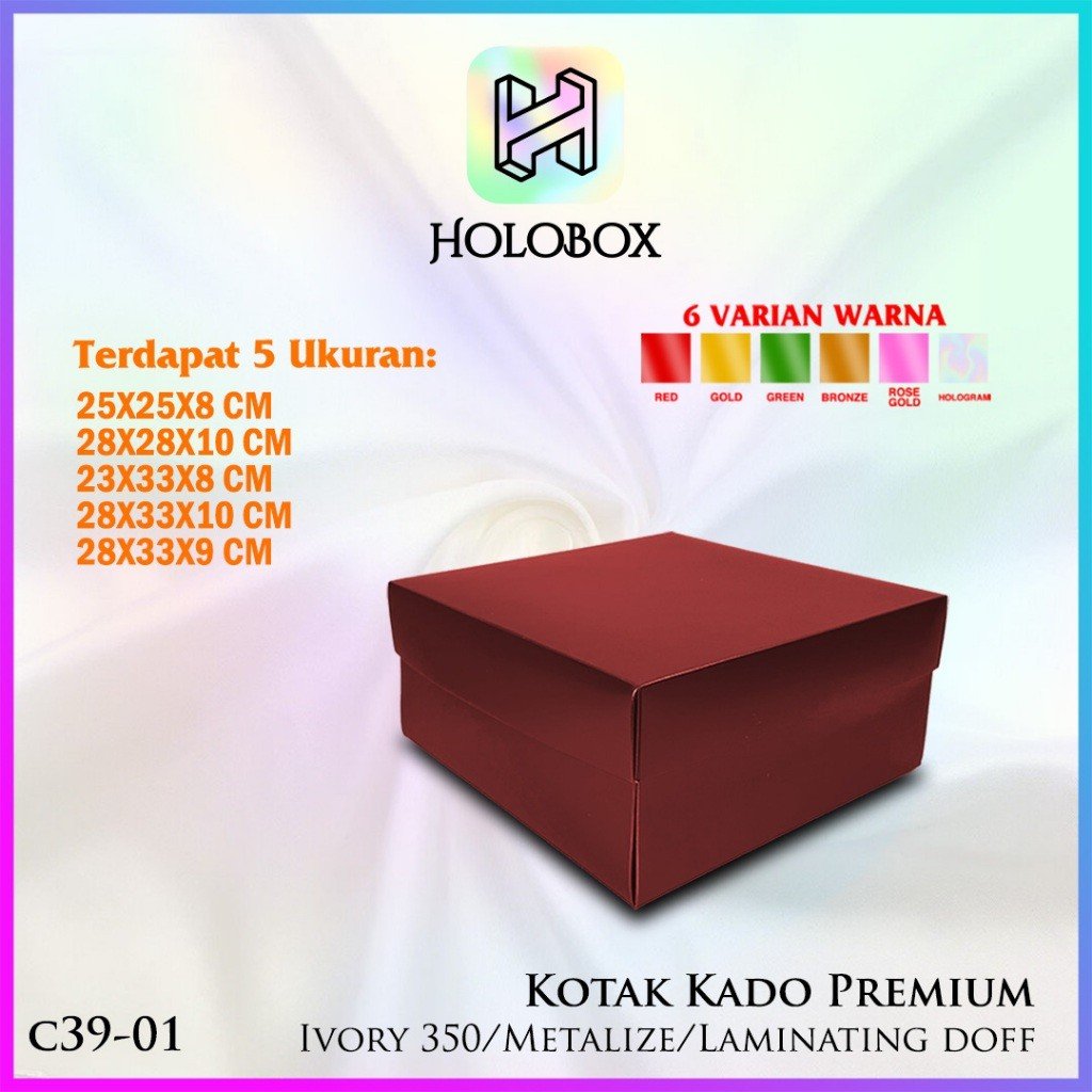 Kotak kado/Box hologram/Box Hampers/Giftbox/Box Premium|C39 - Image 3