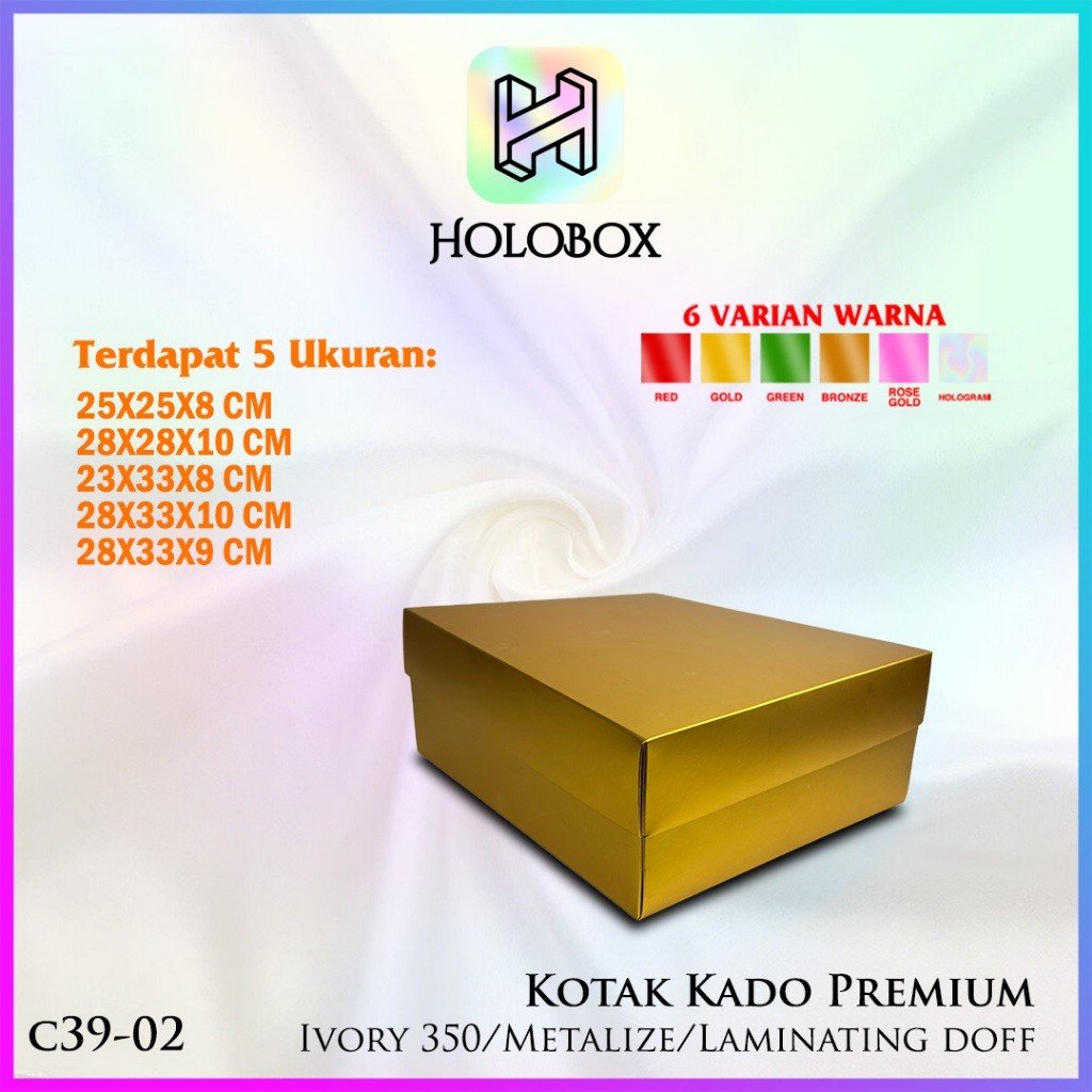 Kotak kado/Box hologram/Box Hampers/Giftbox/Box Premium|C39 - Image 4