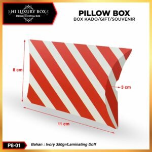 Pillow Box - Gift Box Anak - Kotak Souvenir Kado Ulang Tahun Anak - P8
