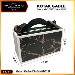 Box Hampers- Kotak Kue-Toples Tabung-Box serbaguna- B92