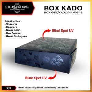 Box Hampers - Dua Packaging Hijab Mukena Baju - Kotak Kado - Souvenir- B99