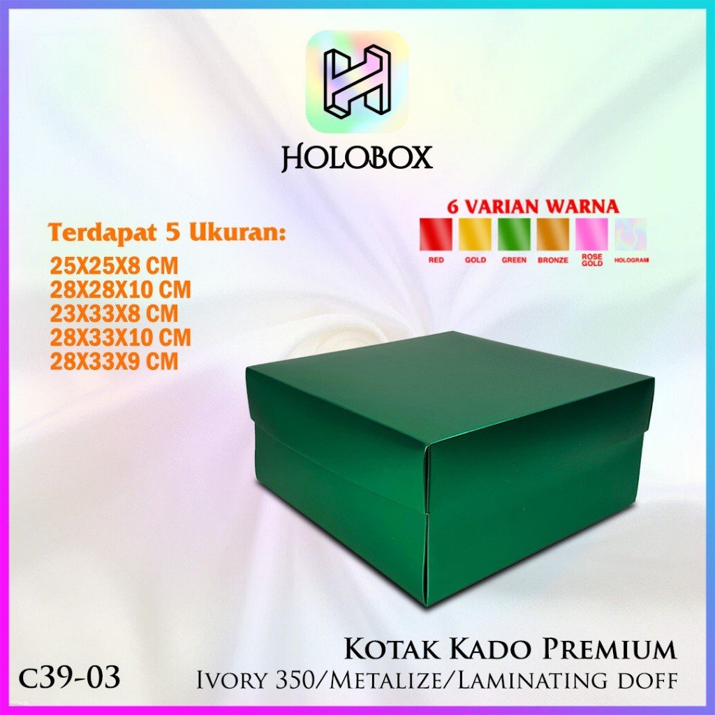 Kotak kado/Box hologram/Box Hampers/Giftbox/Box Premium|C39 - Image 5