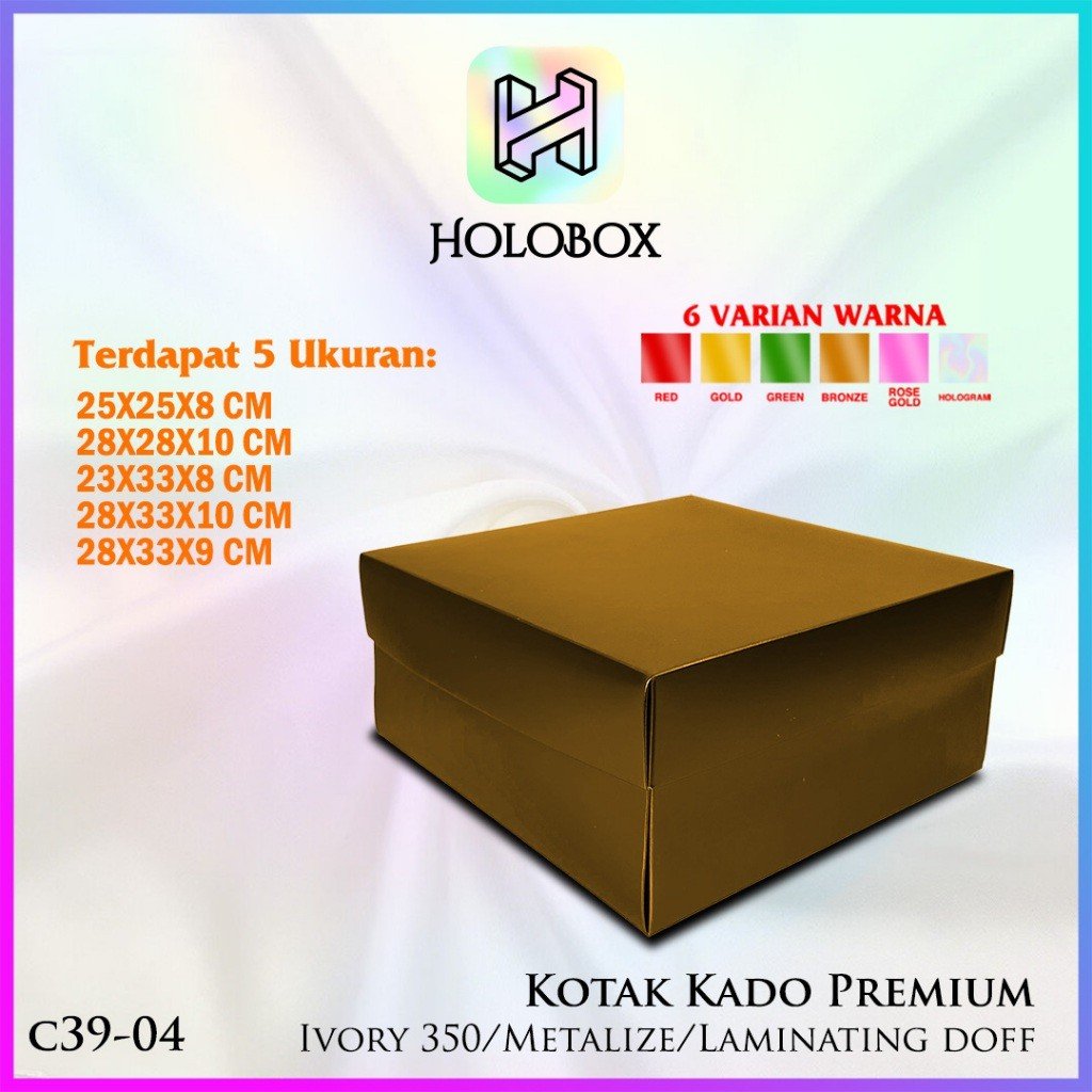 Kotak kado/Box hologram/Box Hampers/Giftbox/Box Premium|C39 - Image 6