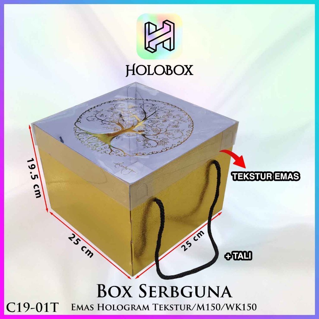Box Hampers|Kotak Kue|Lebaran|Box Hologram|Kotak Kado|Mika|Box|C19 - Image 4