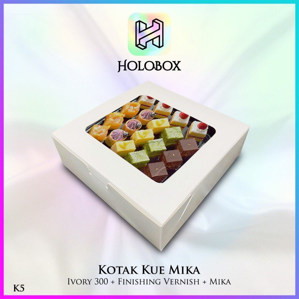 Box Mika - Dus Kue - Box brownies -Bakery - Snack Box - K5-01 - Image 2