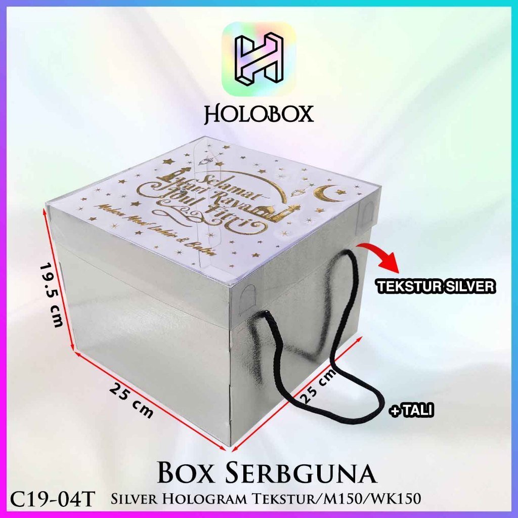 Box Hampers|Kotak Kue|Lebaran|Box Hologram|Kotak Kado|Mika|Box|C19 - Image 6