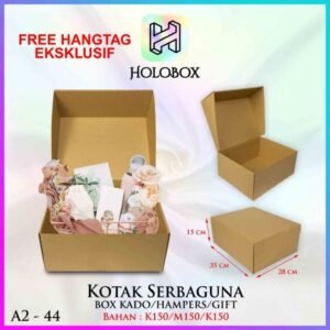 kotak Kado - kotak serbaguna - Hampers - Box Packaging - A2-44