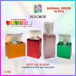 Kotak Souvenir -Box Hologram - Kotak Kado - Bros- C45