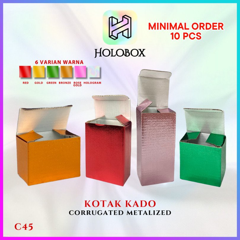 Kotak Souvenir -Box Hologram - Kotak Kado - Bros- C45