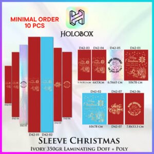 Sleeve Merry Christmas |Sleeve Natal |Paper Belt Natal |Paper Belt D42