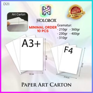 Kertas Sticker Chromo|Stiker Glossy|Fasson A3+ (32.9 cm x 48.3 cm)|D48