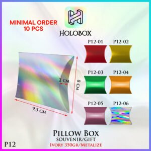 Pillow box - Kotak souvenir - Gift box ulang tahun anak P12
