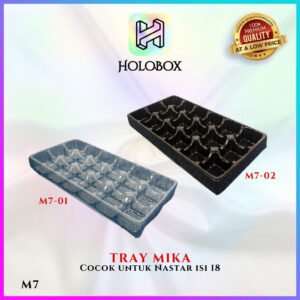 Mika Tray Kue Tatakan Sekat Nastar Isi 18| M7