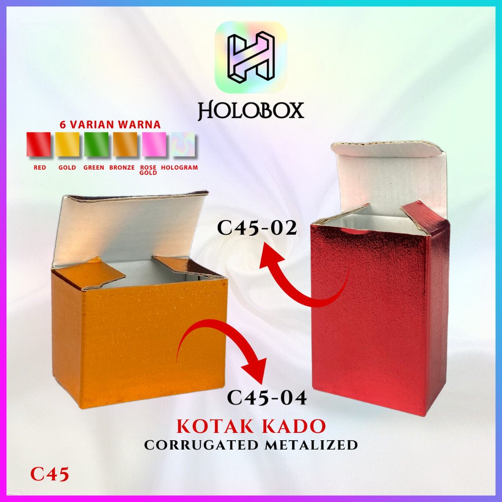 Kotak Souvenir -Box Hologram - Kotak Kado - Bros- C45 - Image 2